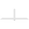 Ekena Millwork Eugene Architectural Grade PVC Gable Bracket, 108"W x 40 1/2"H x 2"D x 6"F, 9/12 Pitch GBP108X41X0206EUG00 - alternate 4